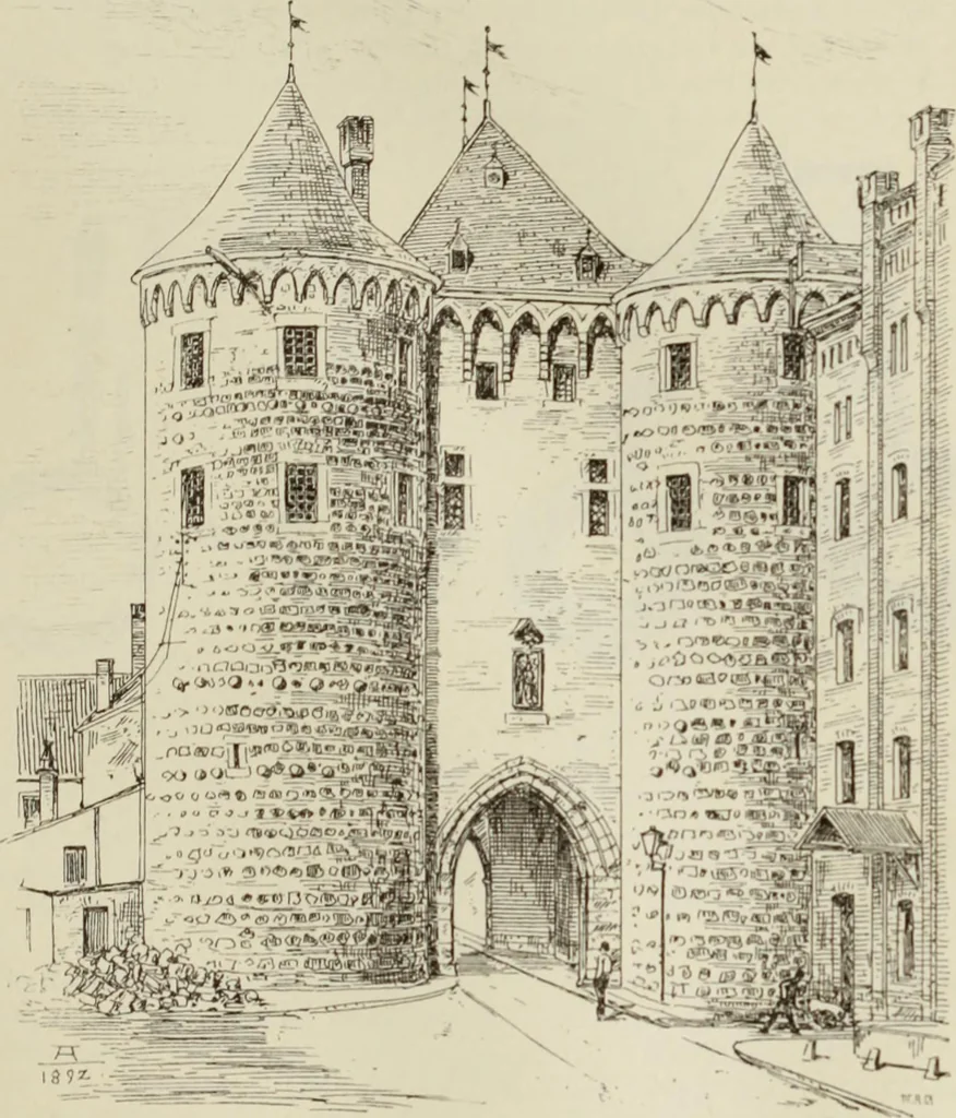 An illustration from Die Kunstdenkmaler der Stadte und Kreise Gladbach und Krefeld, 1896, leaf 465
