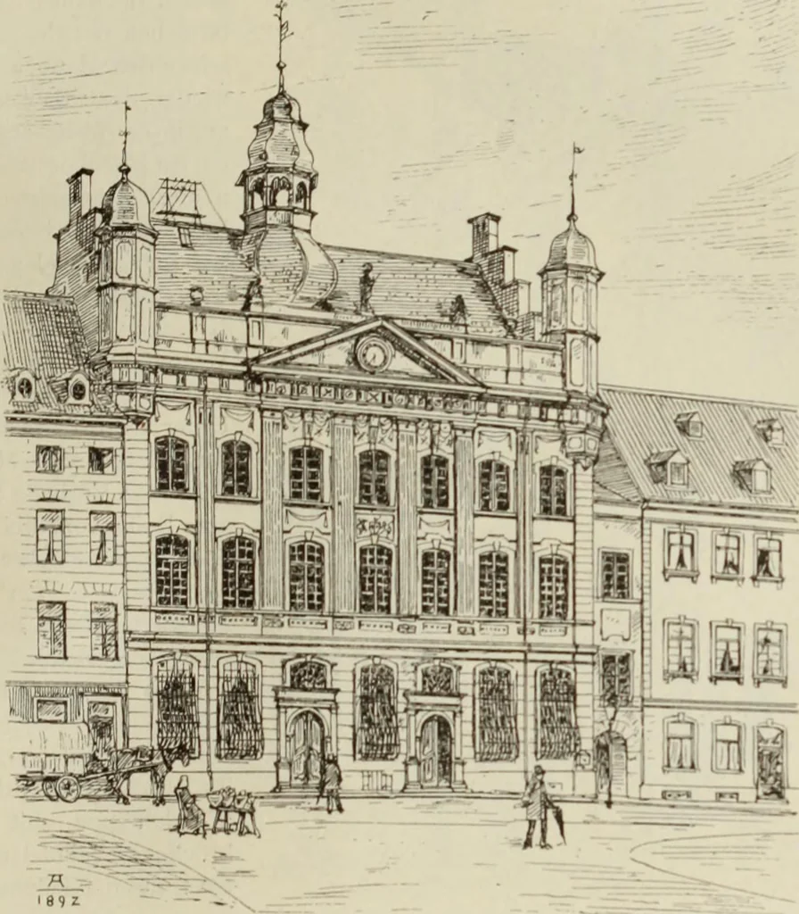 An illustration from Die Kunstdenkmaler der Stadte und Kreise Gladbach und Krefeld, 1896, leaf 469