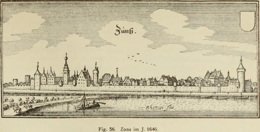 An illustration from Die Kunstdenkmaler der Stadte und Kreise Gladbach und Krefeld, 1896, leaf 487