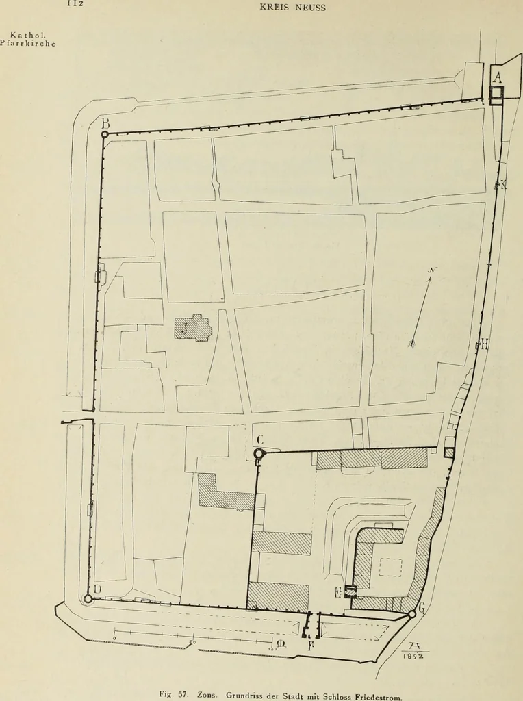 An illustration from Die Kunstdenkmaler der Stadte und Kreise Gladbach und Krefeld, 1896, leaf 488