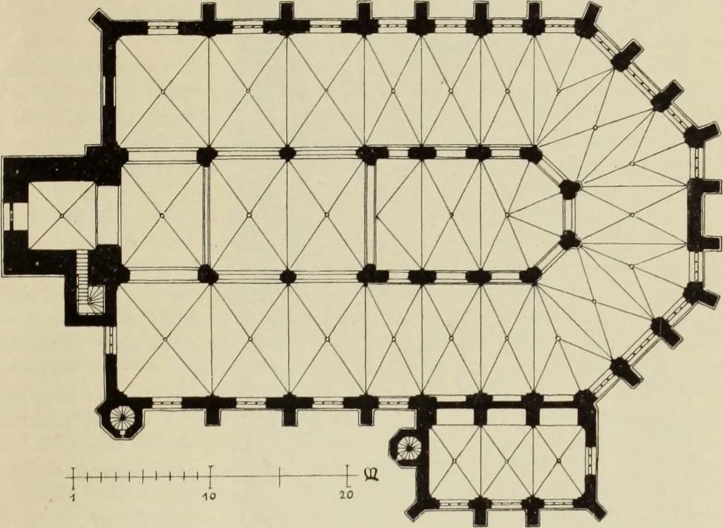 An illustration from Die Kunstdenkmaler der Stadte und Kreise Gladbach und Krefeld, 1896, leaf 49
