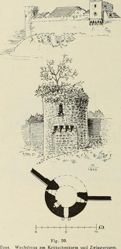 An illustration from Die Kunstdenkmaler der Stadte und Kreise Gladbach und Krefeld, 1896, leaf 490