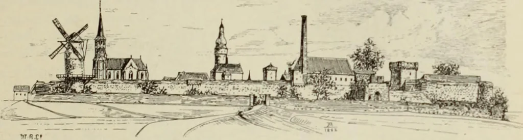 An illustration from Die Kunstdenkmaler der Stadte und Kreise Gladbach und Krefeld, 1896, leaf 491