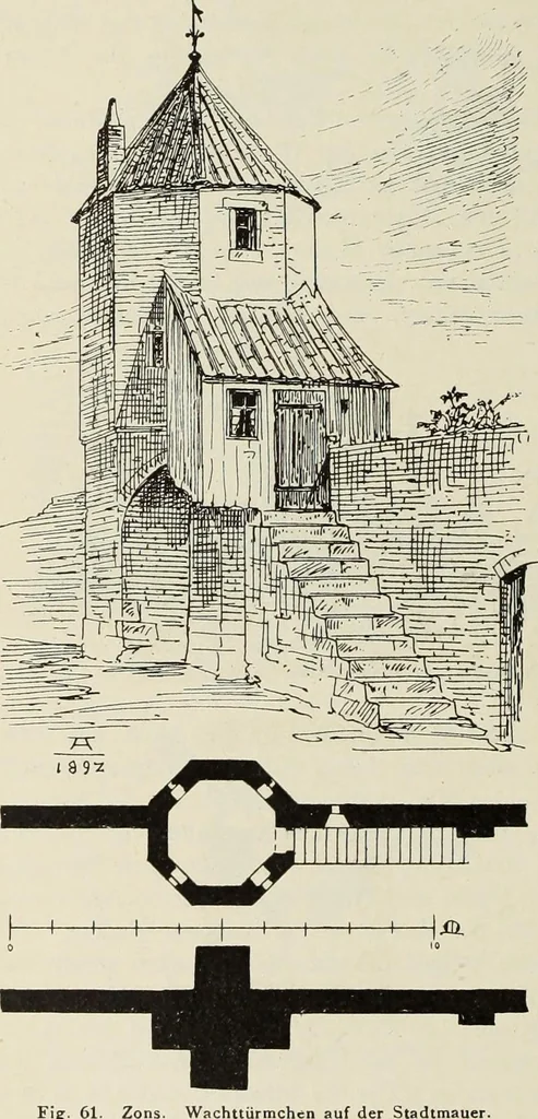 An illustration from Die Kunstdenkmaler der Stadte und Kreise Gladbach und Krefeld, 1896, leaf 492