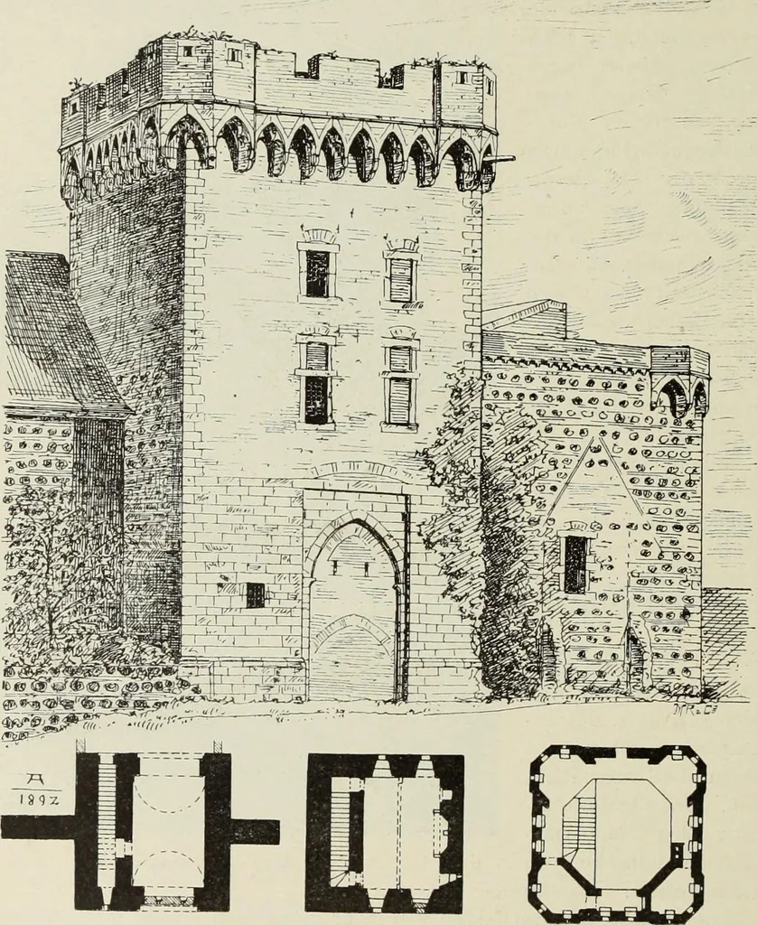 An illustration from Die Kunstdenkmaler der Stadte und Kreise Gladbach und Krefeld, 1896, leaf 496