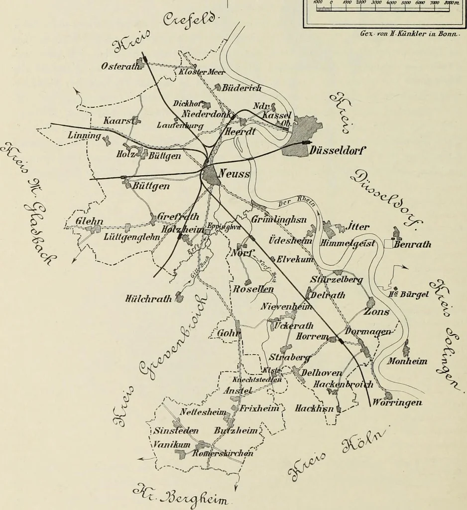 An illustration from Die Kunstdenkmaler der Stadte und Kreise Gladbach und Krefeld, 1896, leaf 500