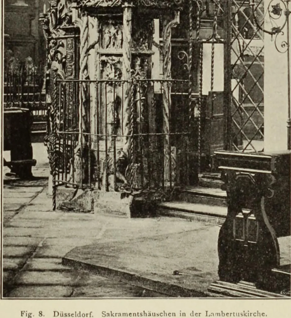 An illustration from Die Kunstdenkmaler der Stadte und Kreise Gladbach und Krefeld, 1896, leaf 51