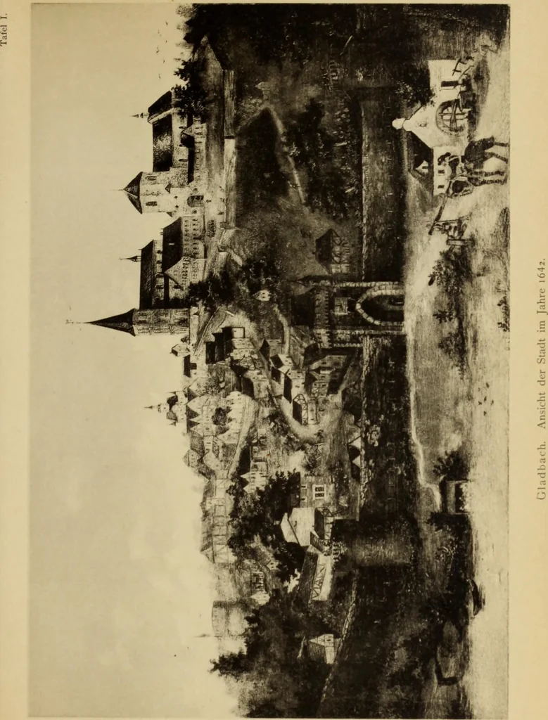 An illustration from Die Kunstdenkmaler der Stadte und Kreise Gladbach und Krefeld, 1896, leaf 521