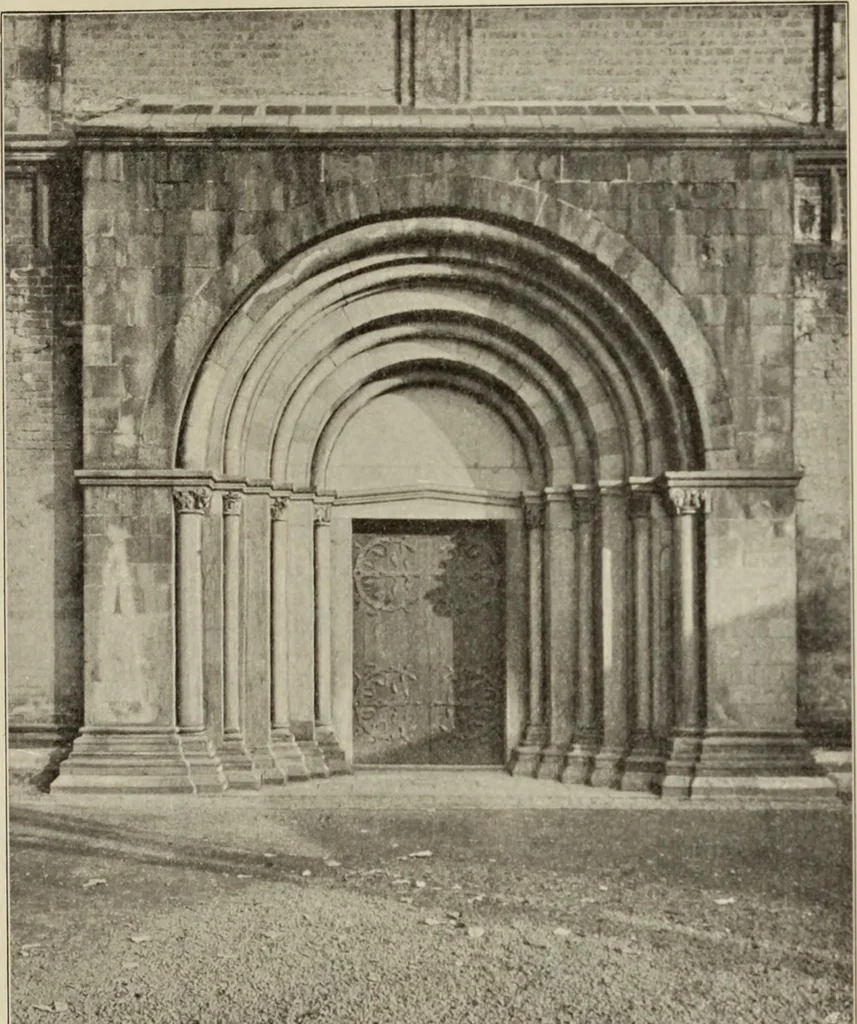 An illustration from Die Kunstdenkmaler der Stadte und Kreise Gladbach und Krefeld, 1896, leaf 531