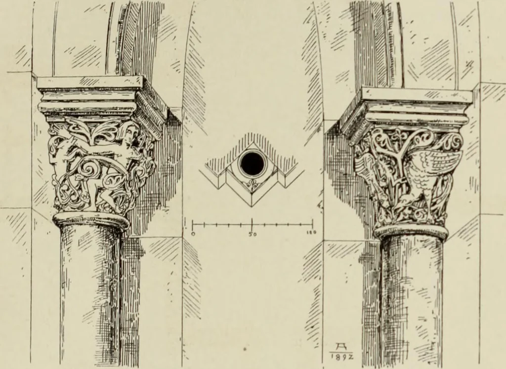 An illustration from Die Kunstdenkmaler der Stadte und Kreise Gladbach und Krefeld, 1896, leaf 537