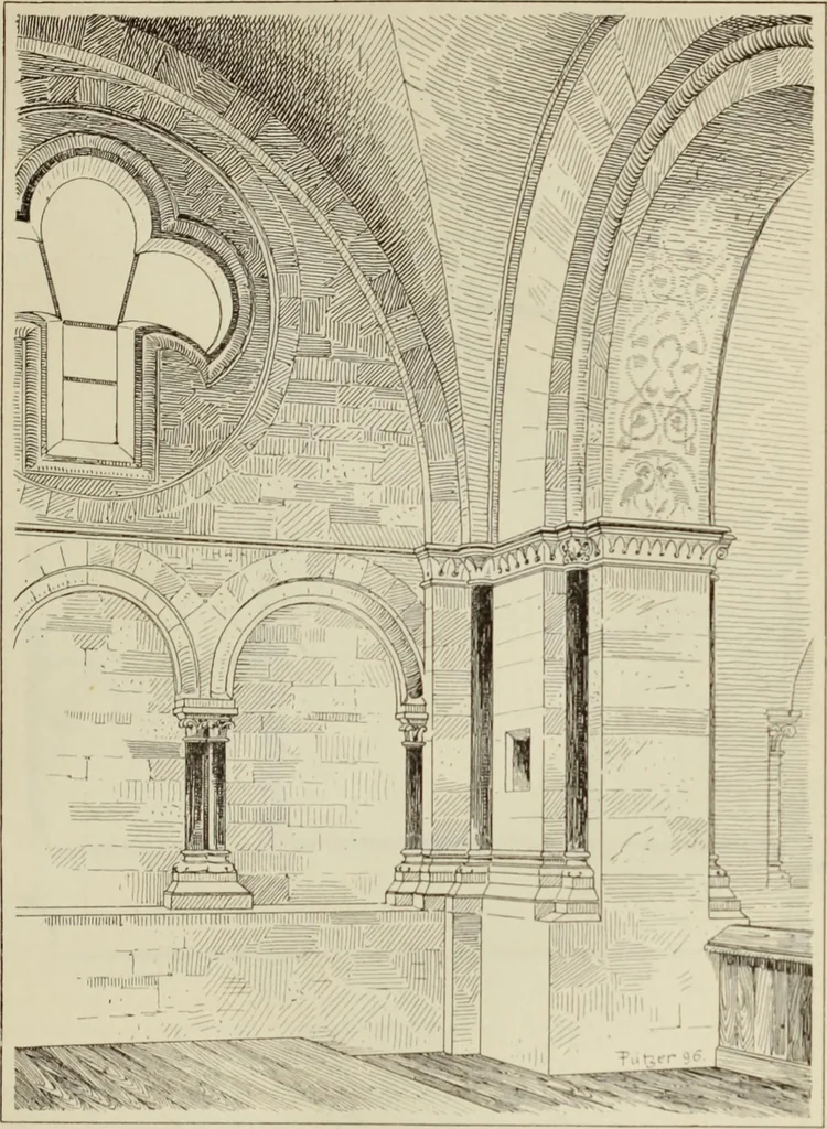 An illustration from Die Kunstdenkmaler der Stadte und Kreise Gladbach und Krefeld, 1896, leaf 545