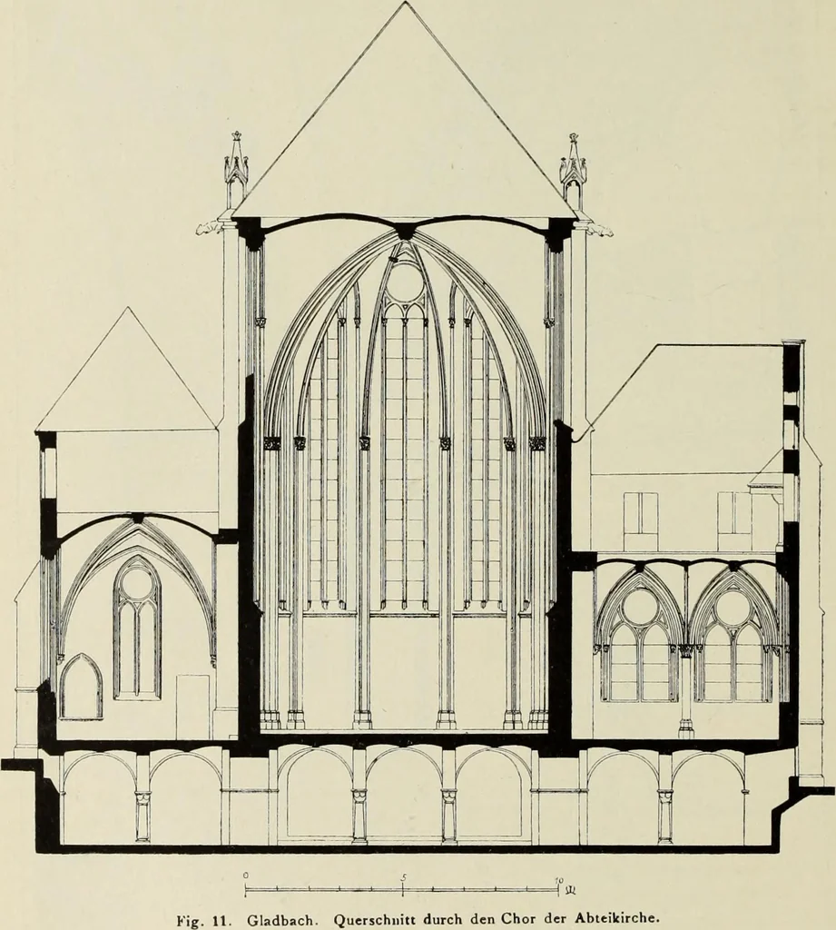 An illustration from Die Kunstdenkmaler der Stadte und Kreise Gladbach und Krefeld, 1896, leaf 546
