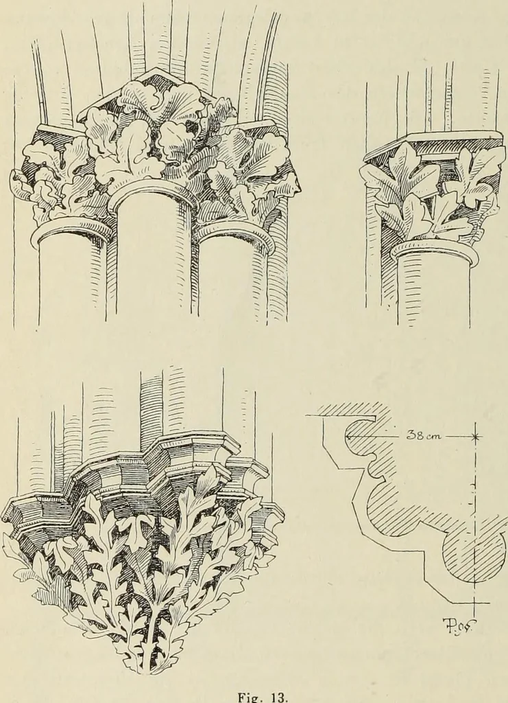 An illustration from Die Kunstdenkmaler der Stadte und Kreise Gladbach und Krefeld, 1896, leaf 548