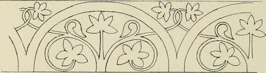 An illustration from Die Kunstdenkmaler der Stadte und Kreise Gladbach und Krefeld, 1896, leaf 556