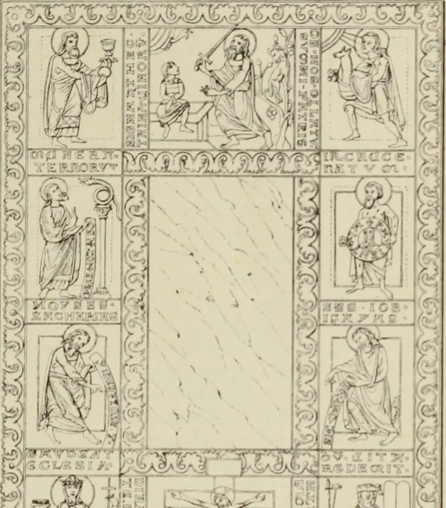 An illustration from Die Kunstdenkmaler der Stadte und Kreise Gladbach und Krefeld, 1896, leaf 559