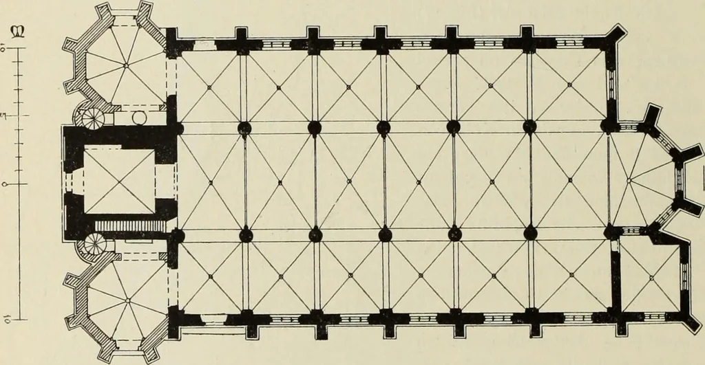 An illustration from Die Kunstdenkmaler der Stadte und Kreise Gladbach und Krefeld, 1896, leaf 564