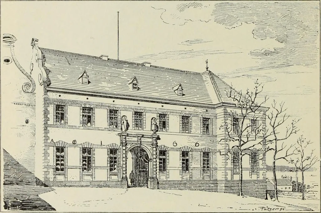 An illustration from Die Kunstdenkmaler der Stadte und Kreise Gladbach und Krefeld, 1896, leaf 566