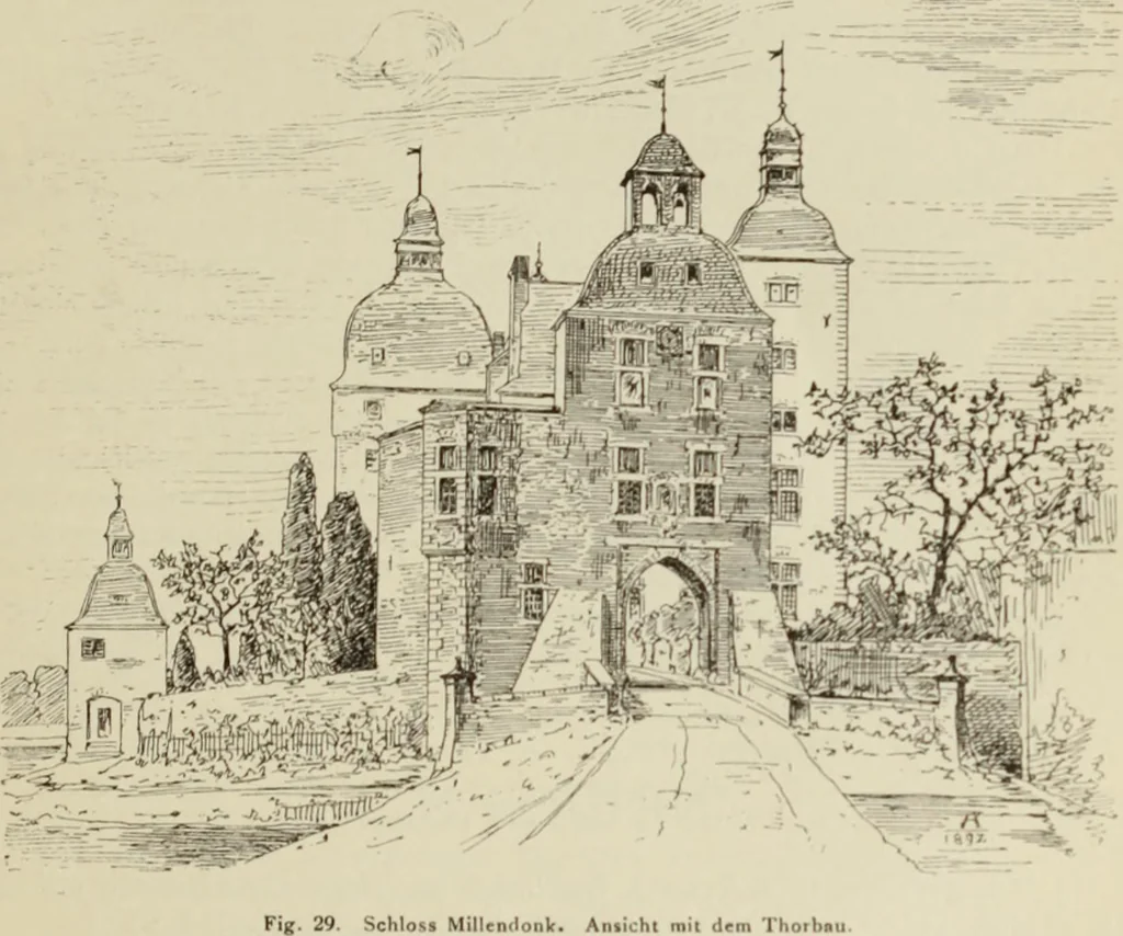 An illustration from Die Kunstdenkmaler der Stadte und Kreise Gladbach und Krefeld, 1896, leaf 589