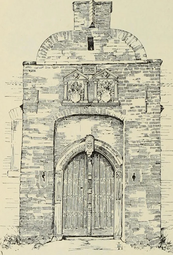 An illustration from Die Kunstdenkmaler der Stadte und Kreise Gladbach und Krefeld, 1896, leaf 596