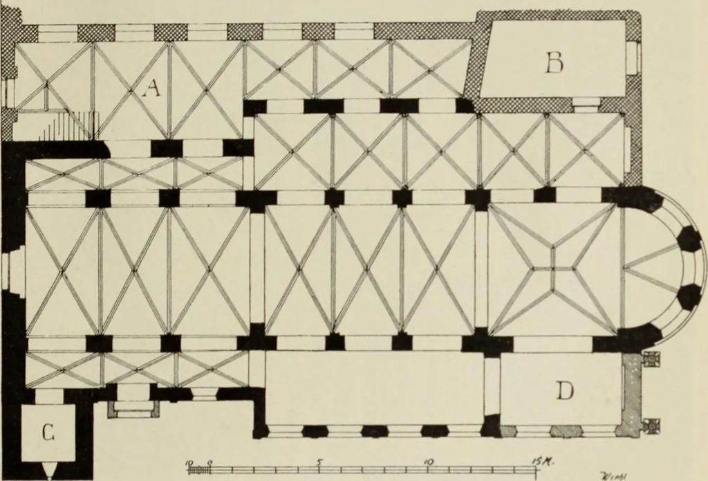 An illustration from Die Kunstdenkmaler der Stadte und Kreise Gladbach und Krefeld, 1896, leaf 599