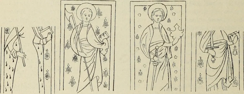 An illustration from Die Kunstdenkmaler der Stadte und Kreise Gladbach und Krefeld, 1896, leaf 60
