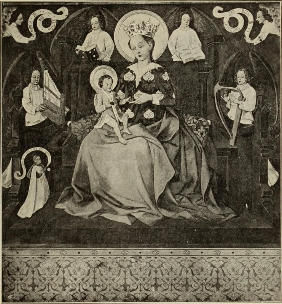 An illustration from Die Kunstdenkmaler der Stadte und Kreise Gladbach und Krefeld, 1896, leaf 61