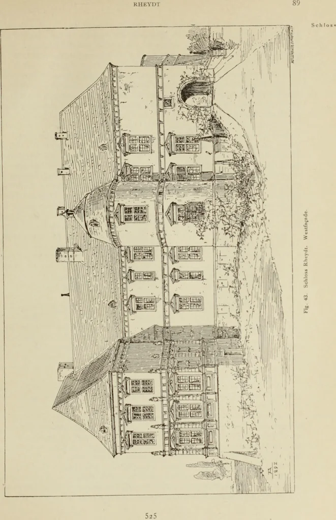 An illustration from Die Kunstdenkmaler der Stadte und Kreise Gladbach und Krefeld, 1896, leaf 617