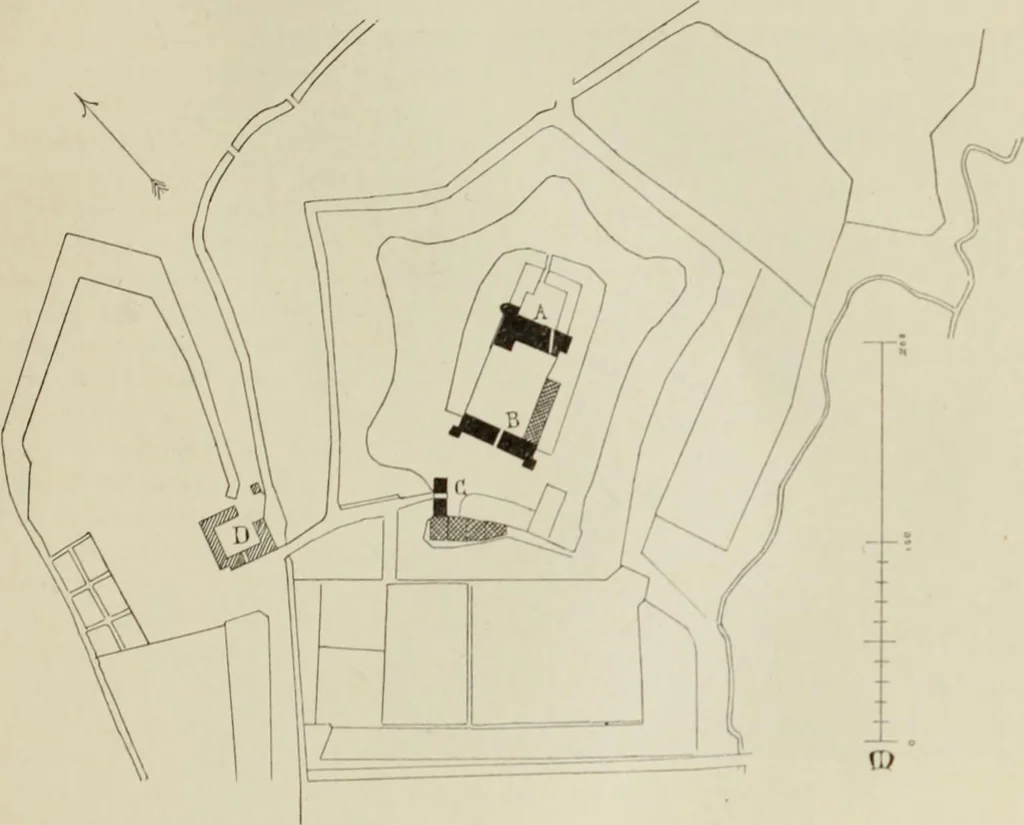 An illustration from Die Kunstdenkmaler der Stadte und Kreise Gladbach und Krefeld, 1896, leaf 619
