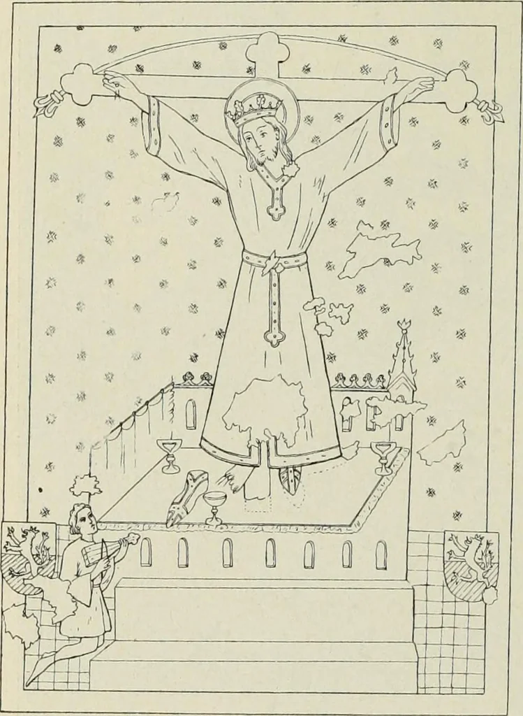 An illustration from Die Kunstdenkmaler der Stadte und Kreise Gladbach und Krefeld, 1896, leaf 62