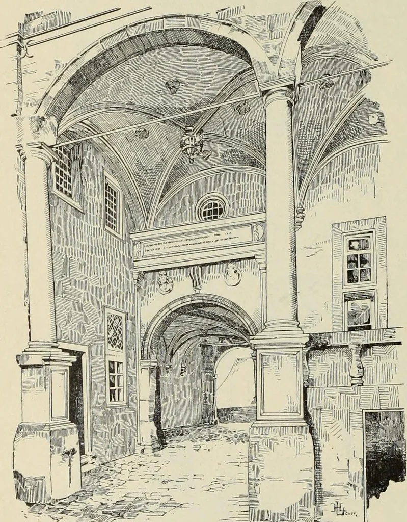 An illustration from Die Kunstdenkmaler der Stadte und Kreise Gladbach und Krefeld, 1896, leaf 624