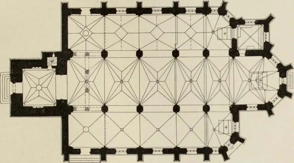 An illustration from Die Kunstdenkmaler der Stadte und Kreise Gladbach und Krefeld, 1896, leaf 629