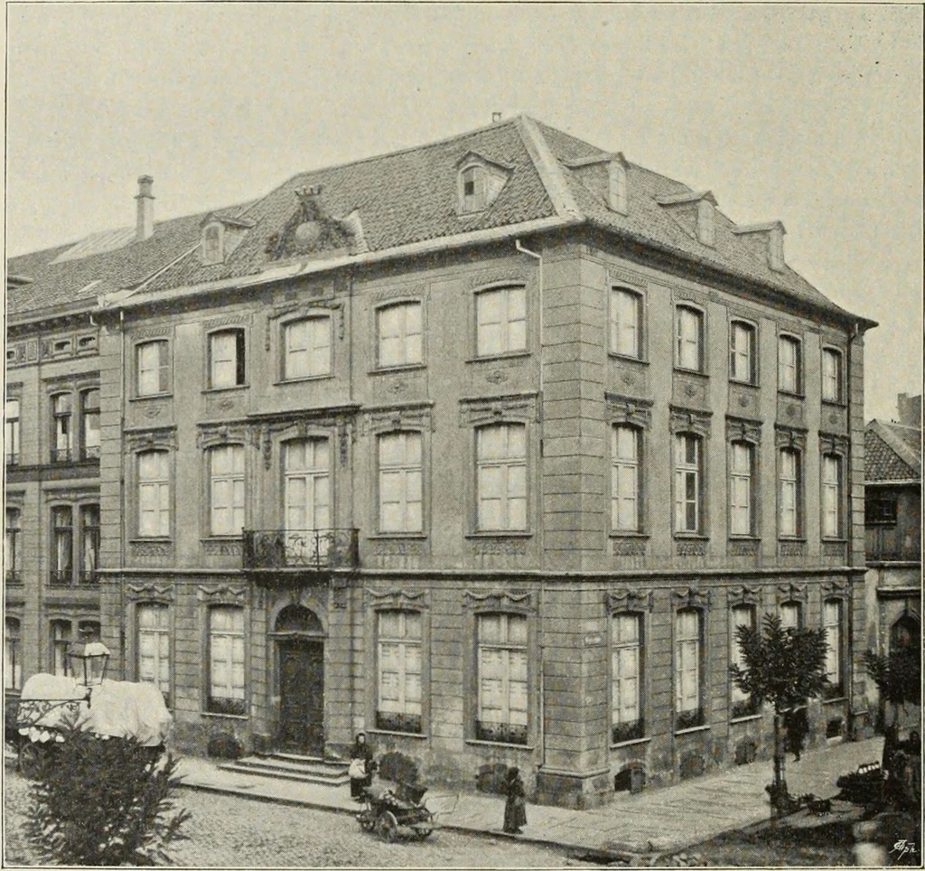 An illustration from Die Kunstdenkmaler der Stadte und Kreise Gladbach und Krefeld, 1896, leaf 642