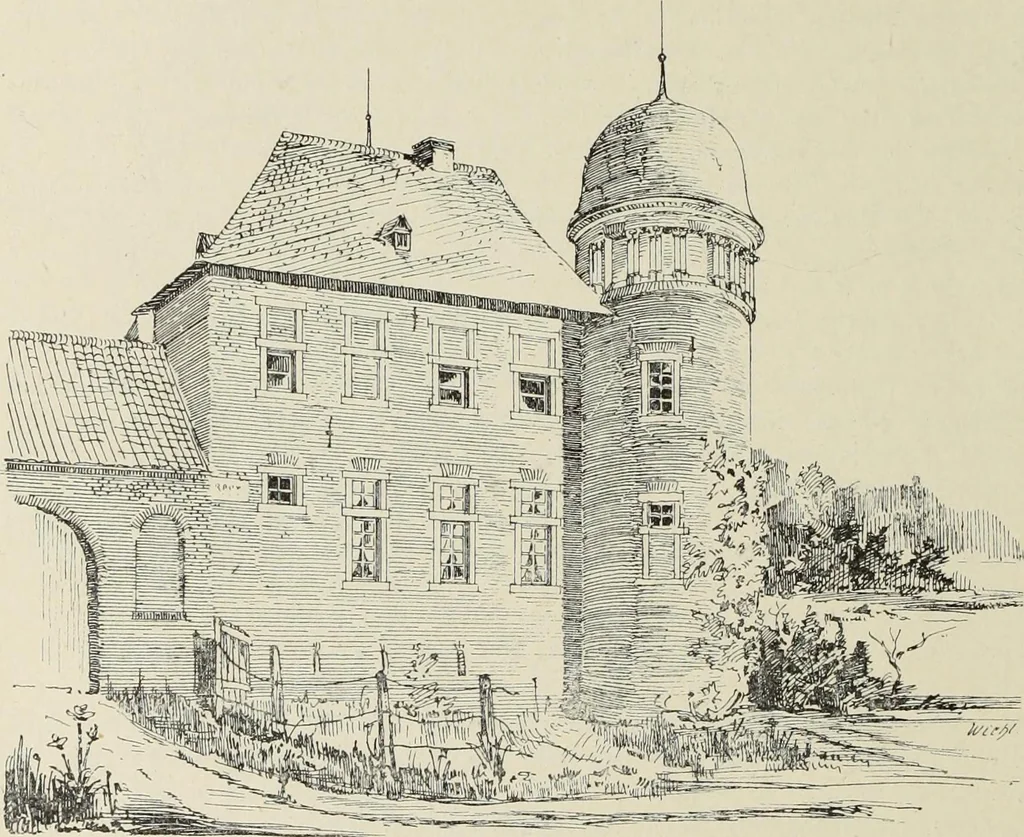 An illustration from Die Kunstdenkmaler der Stadte und Kreise Gladbach und Krefeld, 1896, leaf 662