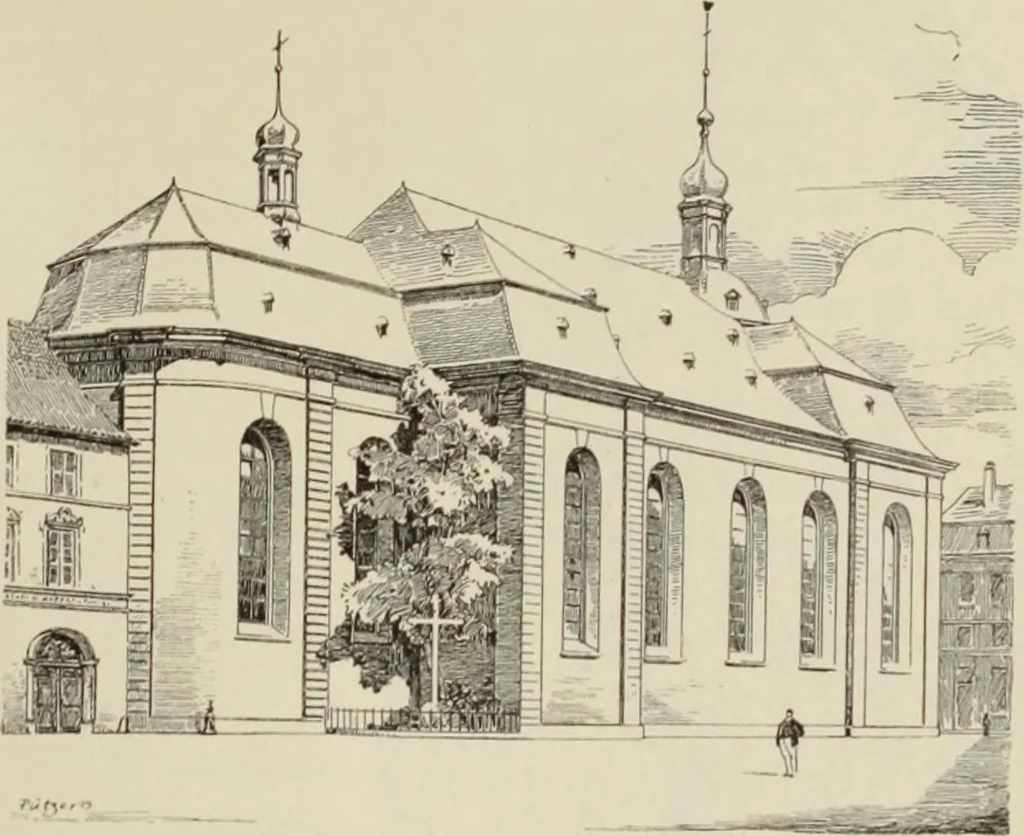 An illustration from Die Kunstdenkmaler der Stadte und Kreise Gladbach und Krefeld, 1896, leaf 67