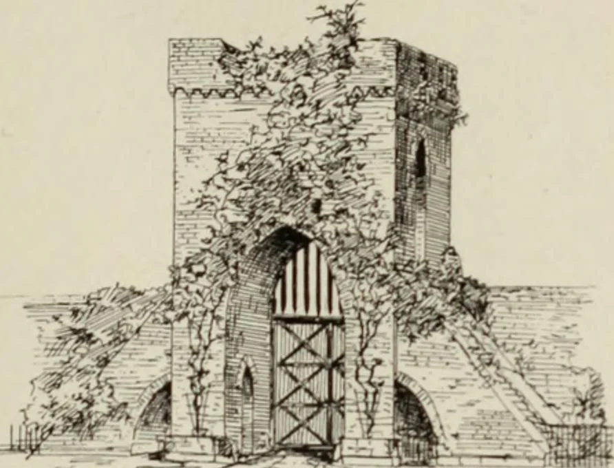 An illustration from Die Kunstdenkmaler der Stadte und Kreise Gladbach und Krefeld, 1896, leaf 671