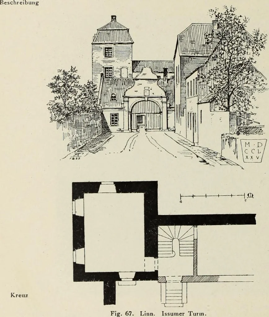 An illustration from Die Kunstdenkmaler der Stadte und Kreise Gladbach und Krefeld, 1896, leaf 682