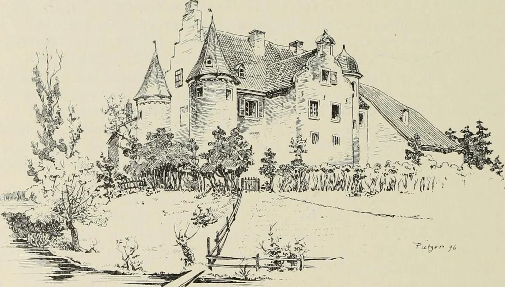 An illustration from Die Kunstdenkmaler der Stadte und Kreise Gladbach und Krefeld, 1896, leaf 686