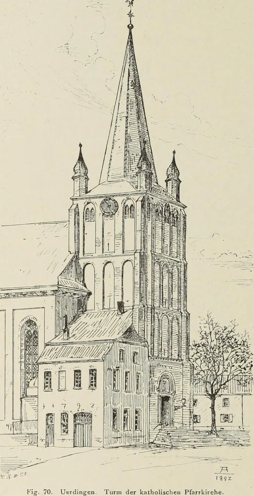 An illustration from Die Kunstdenkmaler der Stadte und Kreise Gladbach und Krefeld, 1896, leaf 690