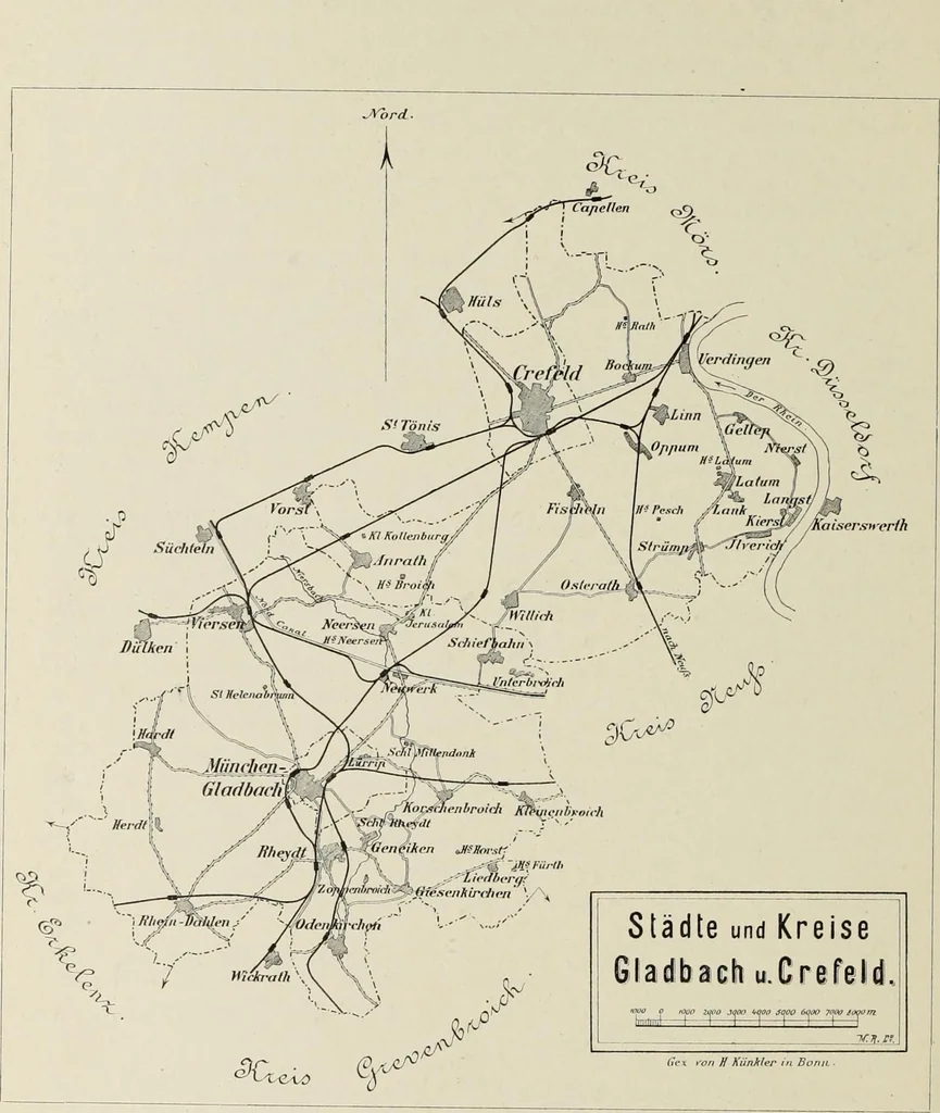 An illustration from Die Kunstdenkmaler der Stadte und Kreise Gladbach und Krefeld, 1896, leaf 702