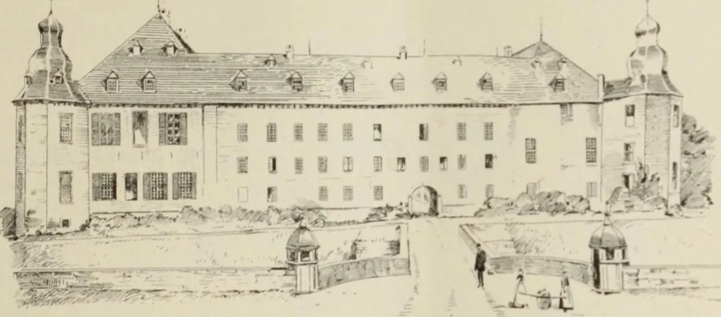 An illustration from Die Kunstdenkmaler der Stadte und Kreise Gladbach und Krefeld, 1896, leaf 725