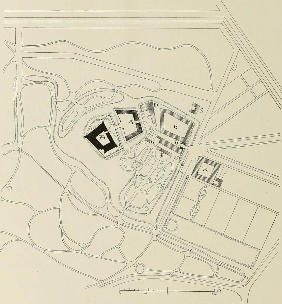 An illustration from Die Kunstdenkmaler der Stadte und Kreise Gladbach und Krefeld, 1896, leaf 726