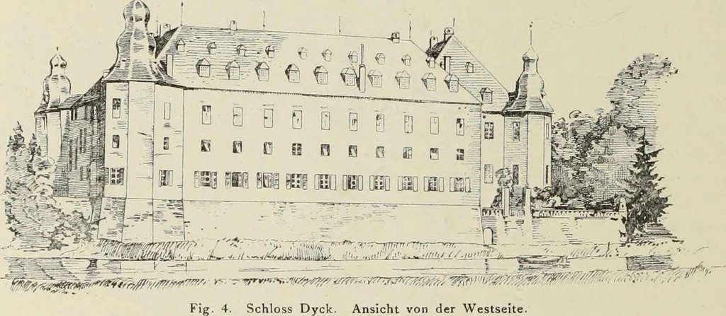 An illustration from Die Kunstdenkmaler der Stadte und Kreise Gladbach und Krefeld, 1896, leaf 728