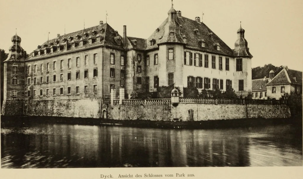 An illustration from Die Kunstdenkmaler der Stadte und Kreise Gladbach und Krefeld, 1896, leaf 729