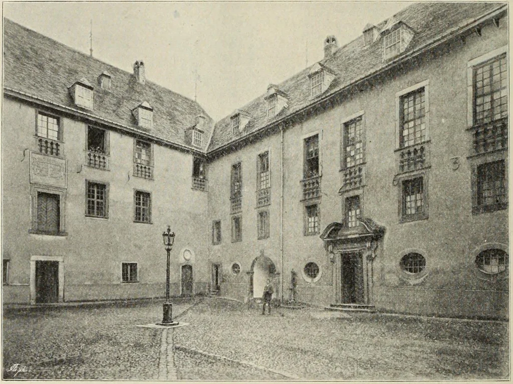 An illustration from Die Kunstdenkmaler der Stadte und Kreise Gladbach und Krefeld, 1896, leaf 732