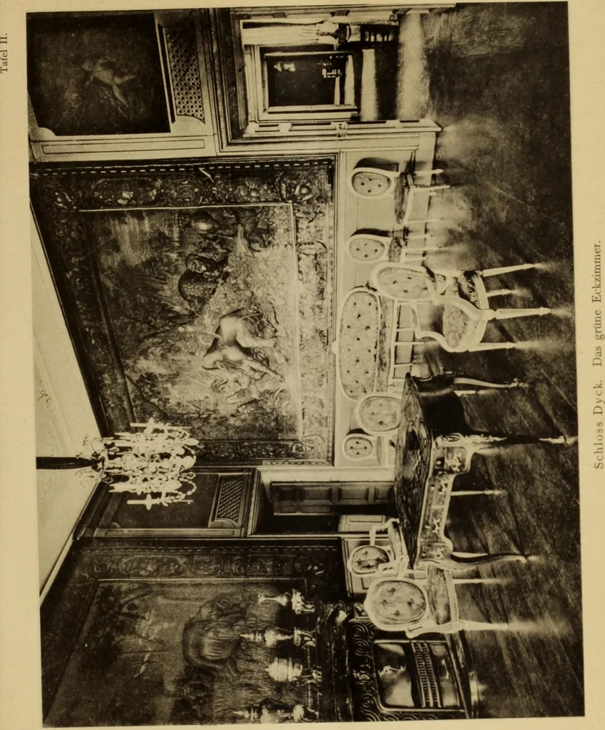 An illustration from Die Kunstdenkmaler der Stadte und Kreise Gladbach und Krefeld, 1896, leaf 735