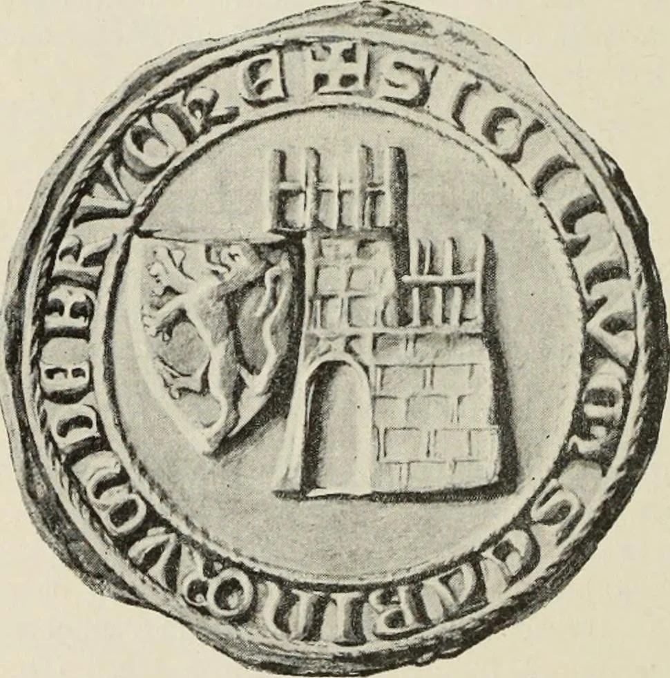 An illustration from Die Kunstdenkmaler der Stadte und Kreise Gladbach und Krefeld, 1896, leaf 744