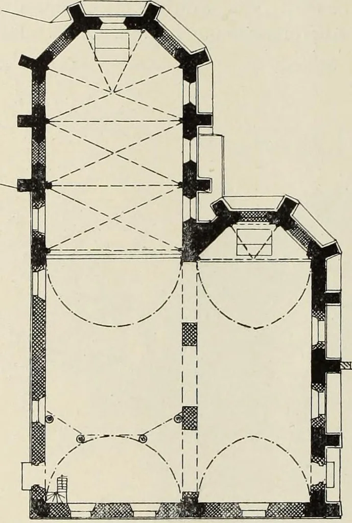 An illustration from Die Kunstdenkmaler der Stadte und Kreise Gladbach und Krefeld, 1896, leaf 746