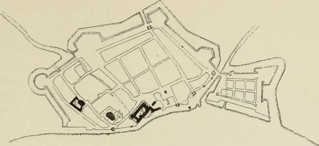 An illustration from Die Kunstdenkmaler der Stadte und Kreise Gladbach und Krefeld, 1896, leaf 75