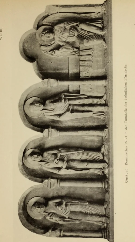 An illustration from Die Kunstdenkmaler der Stadte und Kreise Gladbach und Krefeld, 1896, leaf 751