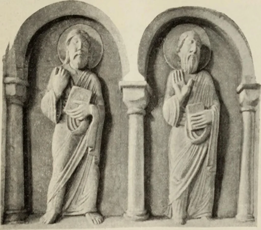An illustration from Die Kunstdenkmaler der Stadte und Kreise Gladbach und Krefeld, 1896, leaf 757